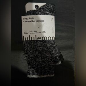 lululemon athletica Gray and black Ragg Socks size small